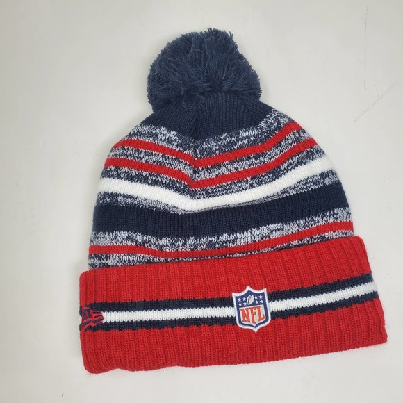 NEW 2021 NFL NEW ERA ON FIELD SIDELINE POM BEANIE - Houston Texans - Picture 4 of 4
